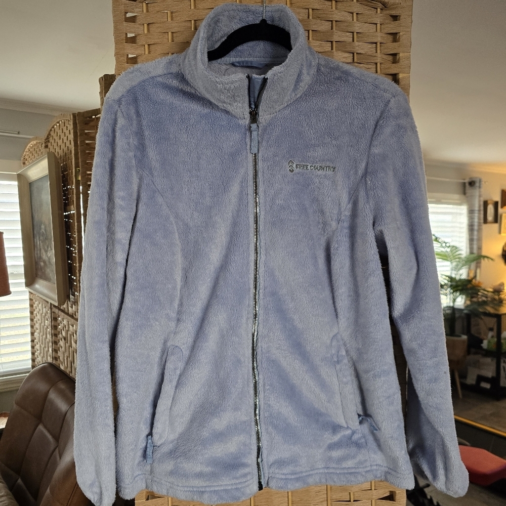 Women's Light Blue Fleece Jacket